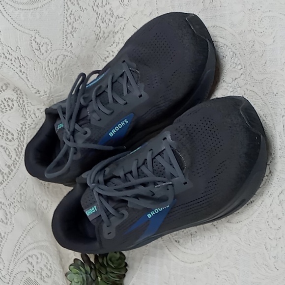Brooks Ghost 2 MAX Black And Blue Running Shoes Size 14 4E - Picture 13 of 13